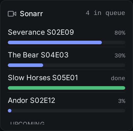 arr widget