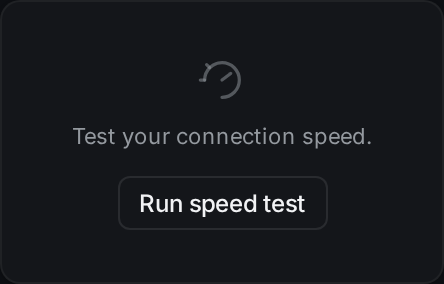 speedtest widget